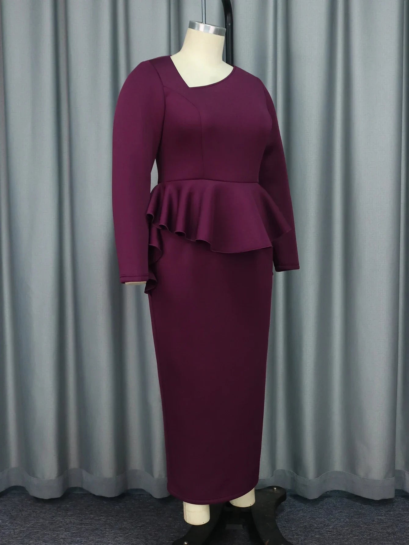 Plus Size Peplum Dress