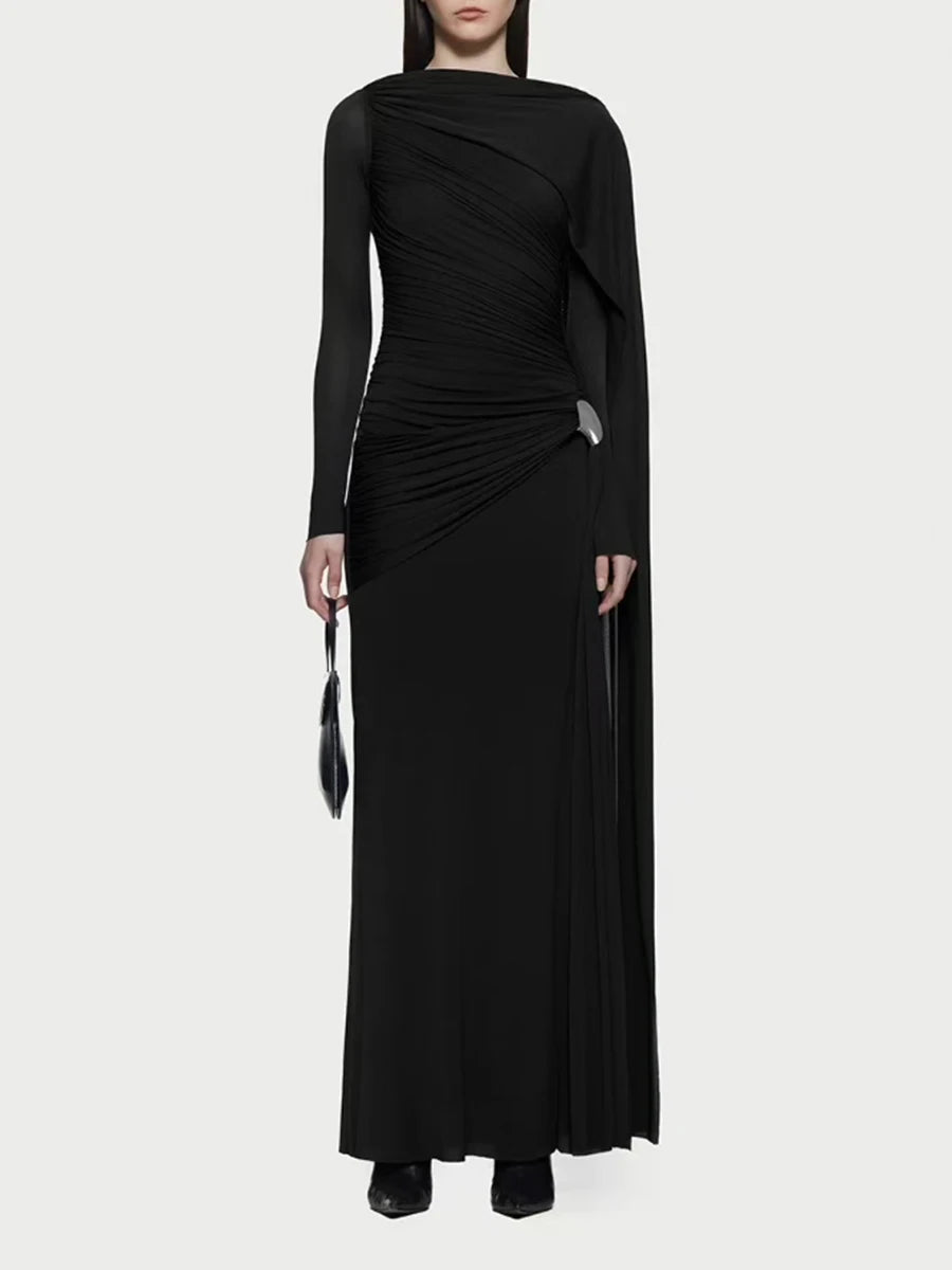 Spliced Folds Dresses