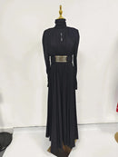 Spliced Belt Temperament Dresses