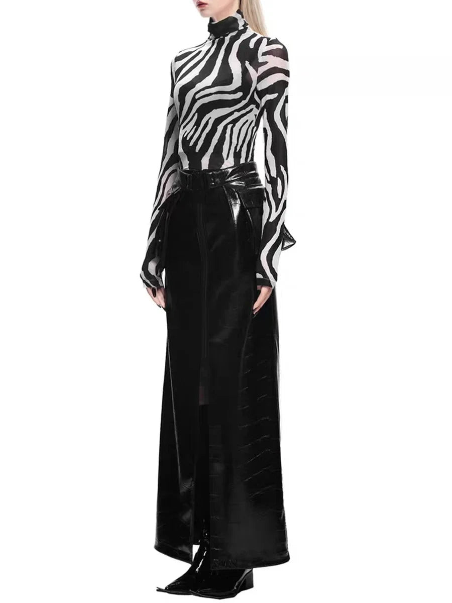 Two Piece Stripe Dress Sets