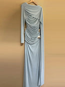 Slimming Spliced Folds Dresses