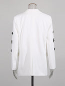 Spliced Bead Luxurious Blazers