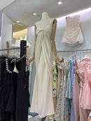 Patchwork Lace Up Dresses