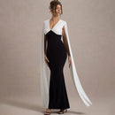 Vintage Black and White Evening Dresses