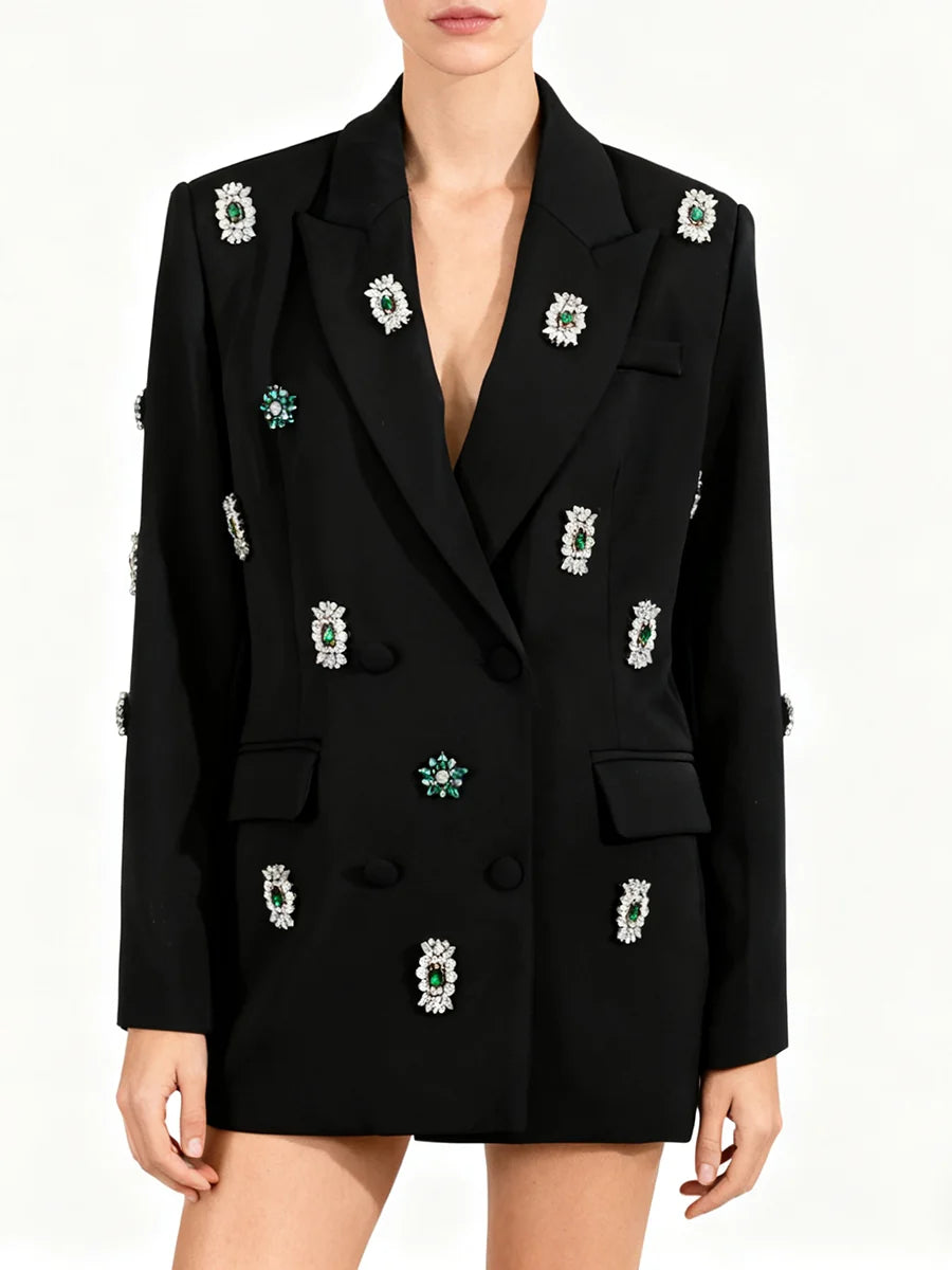 Spliced Bead Luxurious Blazers