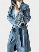 Lace Up Fashion Jean Coats