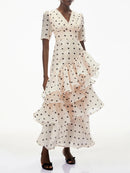Hit Color Dot Dresses