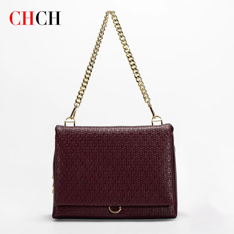 Classic Printed Shoulder Handbag