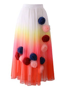 Spliced Diamonds Appliqués Dress
