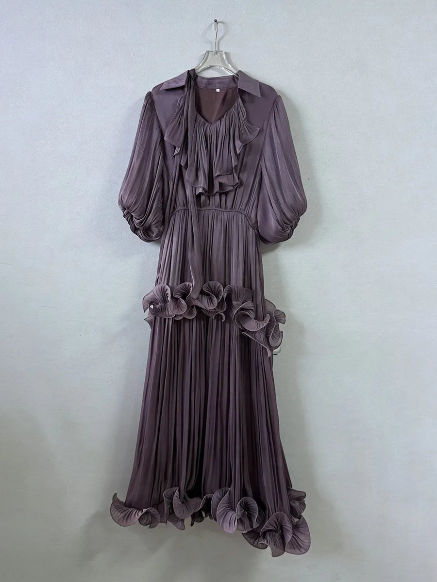 Spliced Folds Dresses