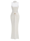 Hollow Out Solid Dresses for Women