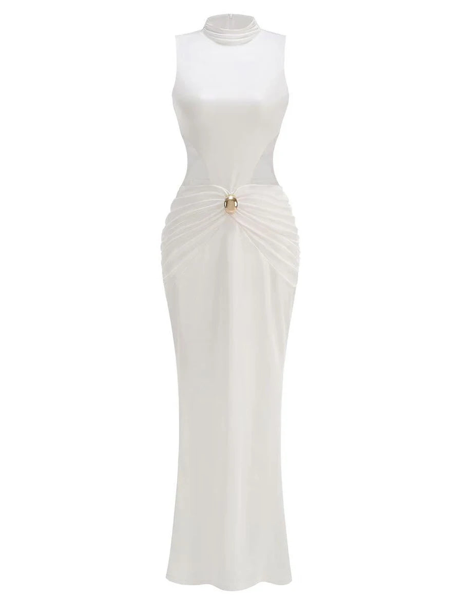 Hollow Out Solid Dresses for Women
