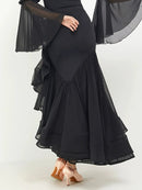 Spliced Ruffles Folds Skirt