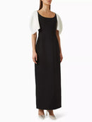 Hit Color Loose Minimalist Long Dresses