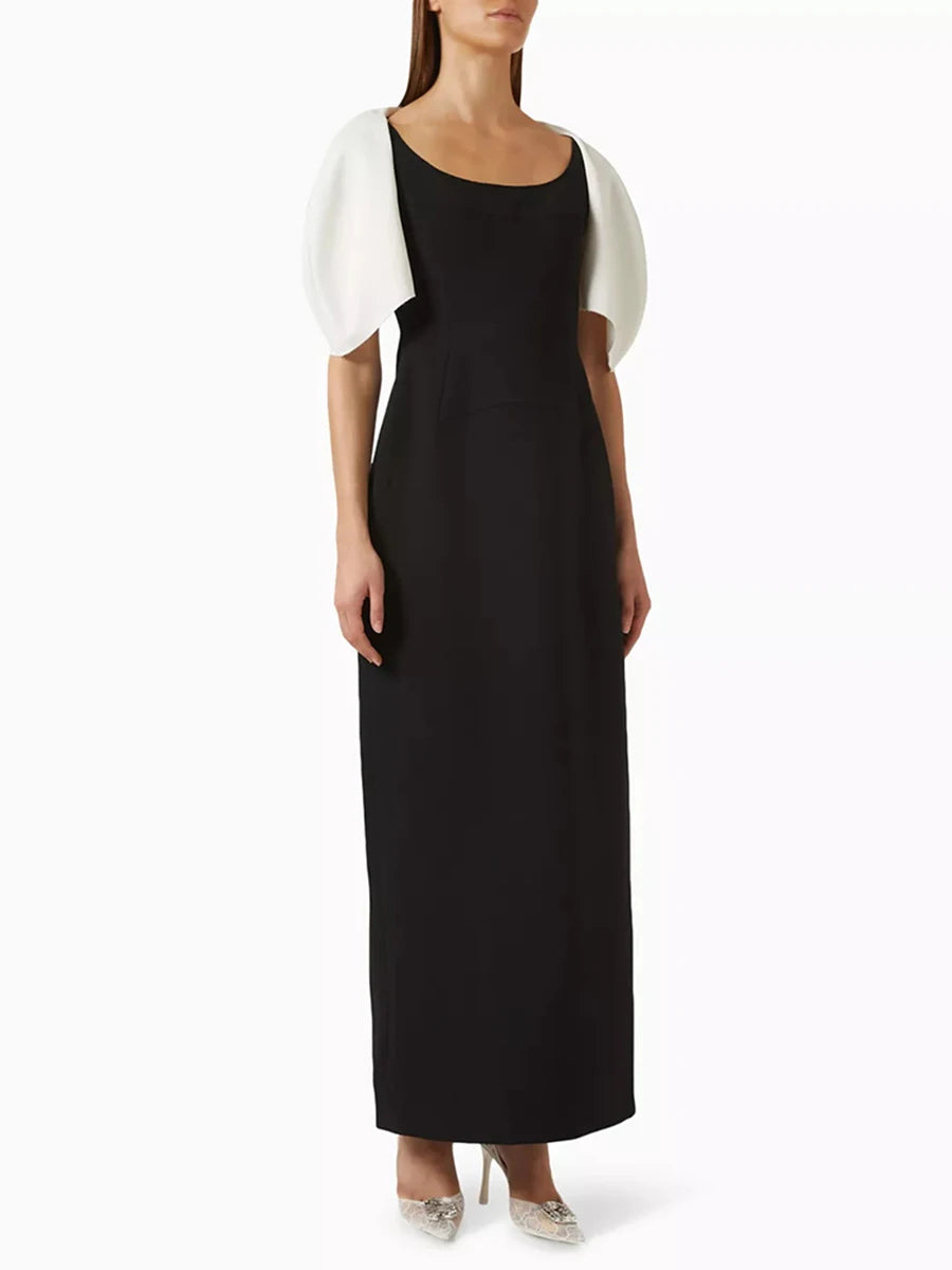 Hit Color Loose Minimalist Long Dresses