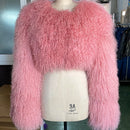 Plus Size Shaggy Coat