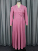 A Line Pink Dress