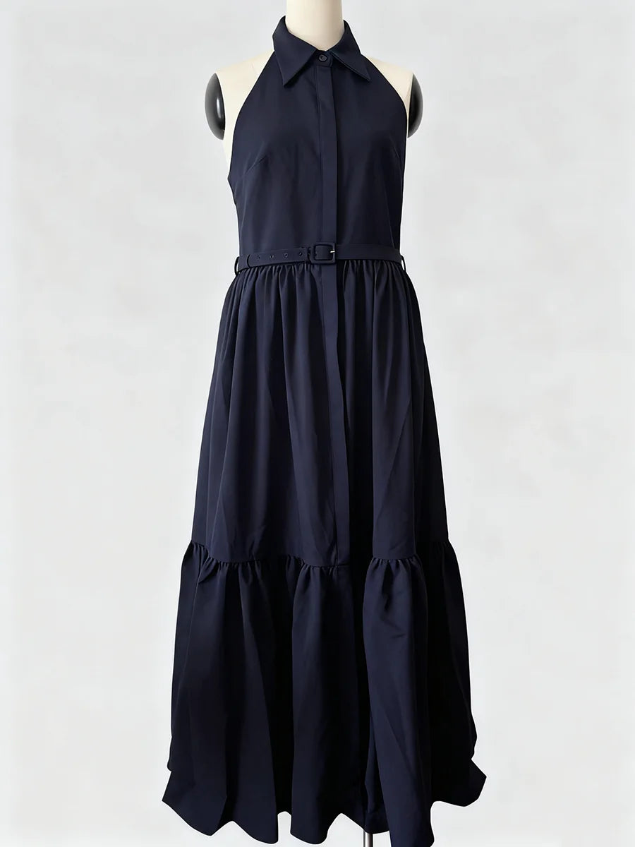 Folds Sleeveless Dress