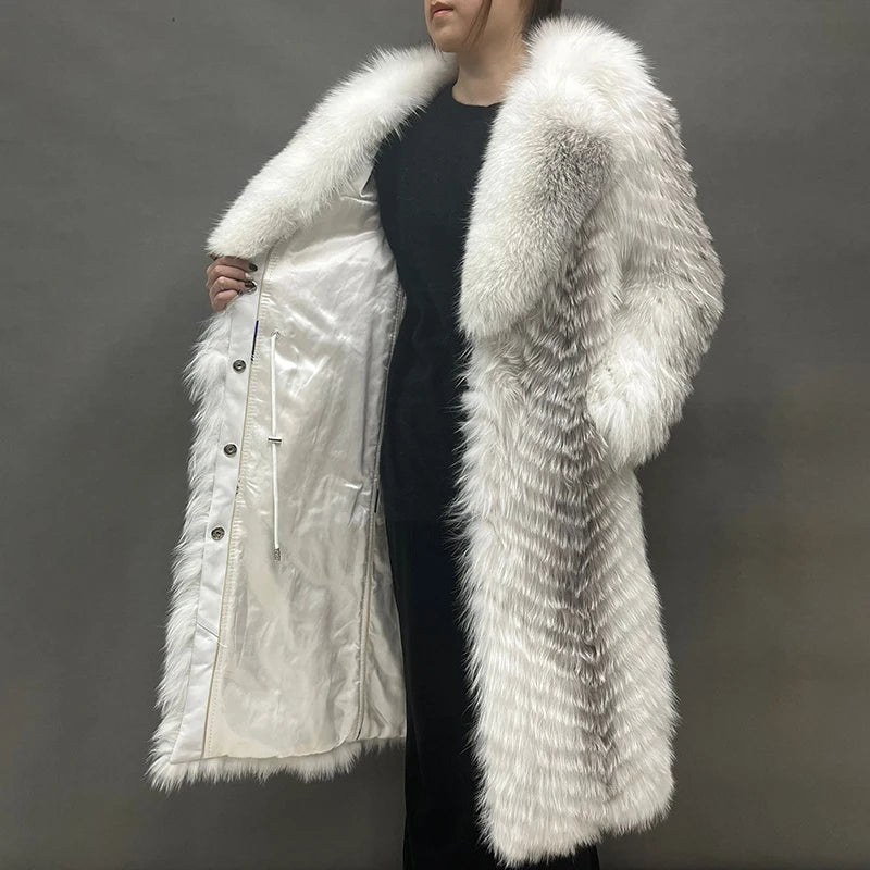 Winter Knitted Fur Coats