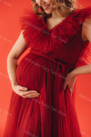Photo Tulle Sleeveless Dresses