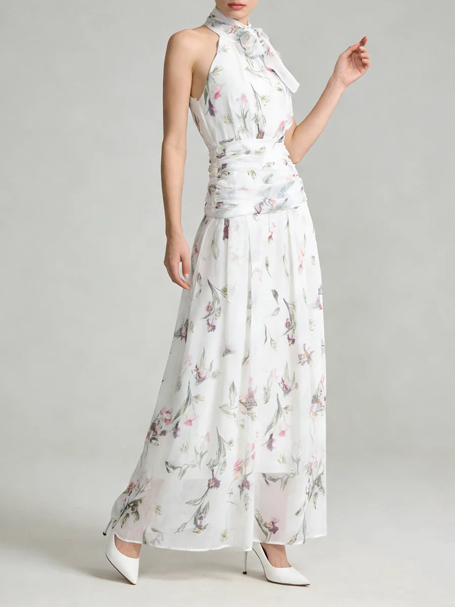 Bowknot Long Dress for Women