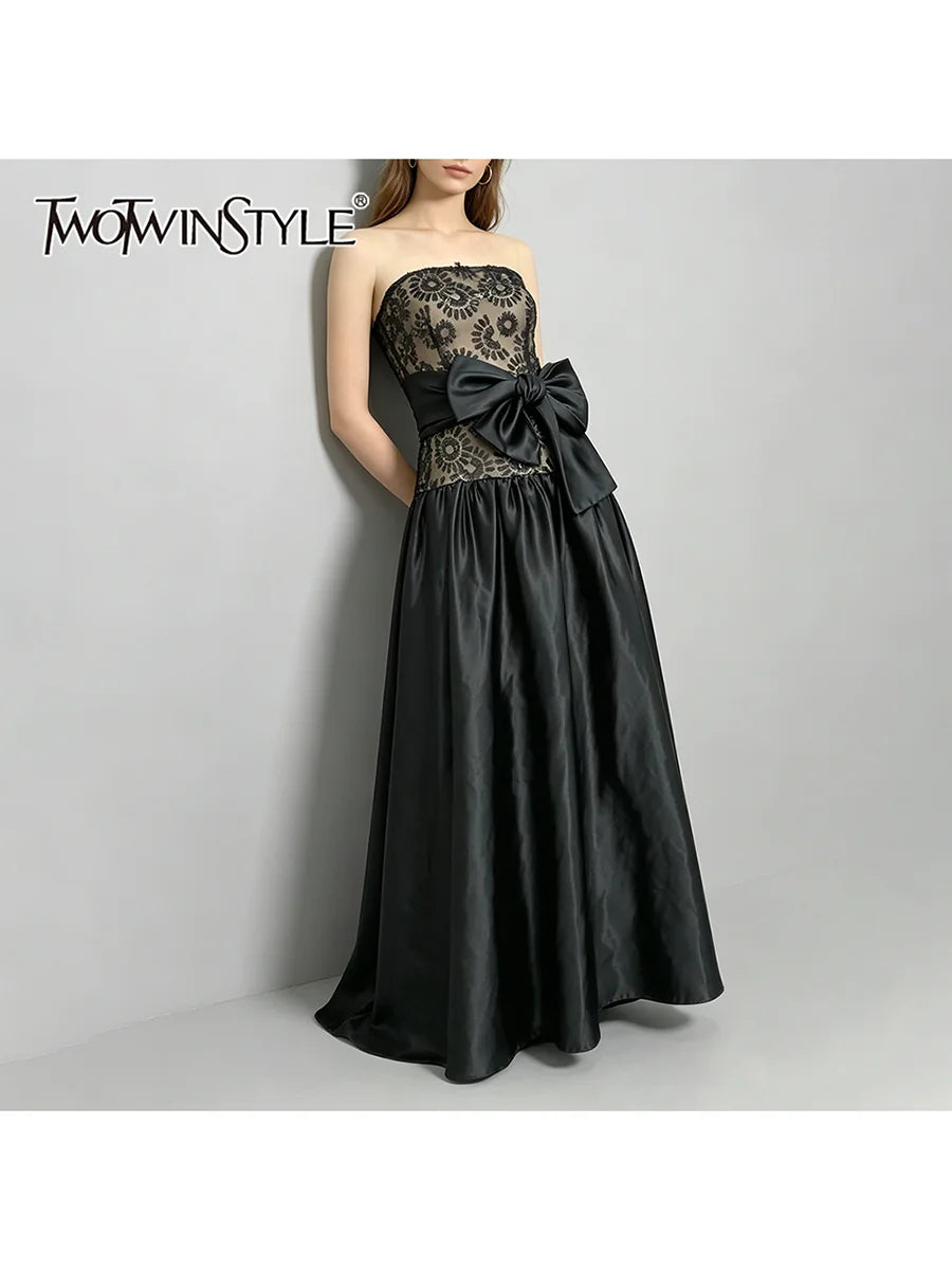Spliced Sequins Dresses