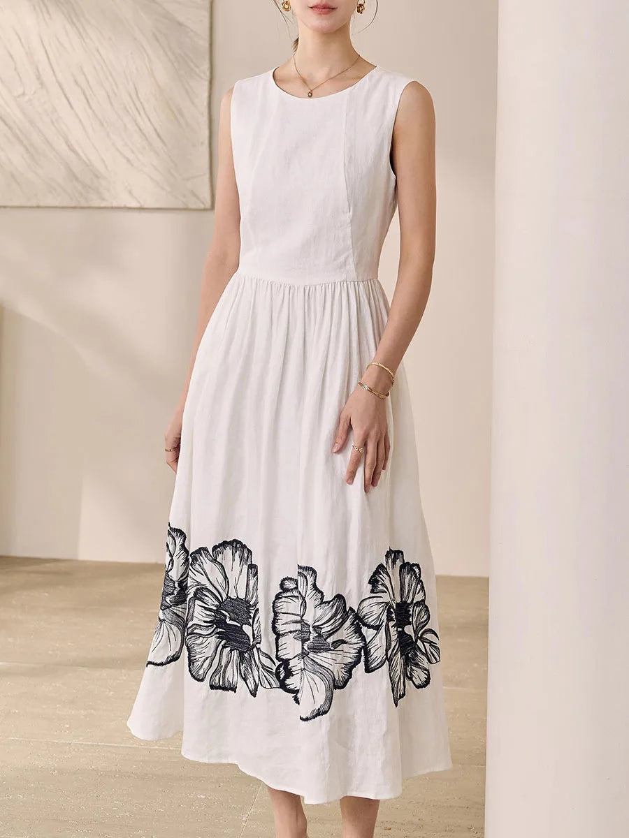Hit Color Printed Dresses