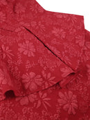 Jacquard Sheer Mesh Dress