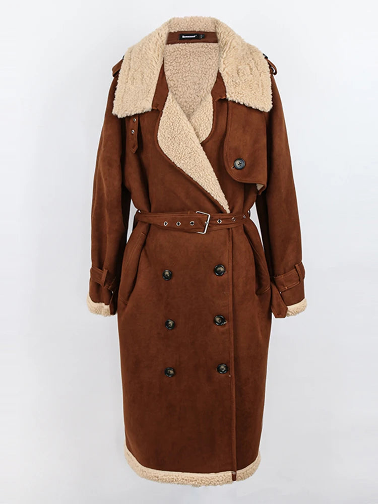 Long Brown Loose Coat