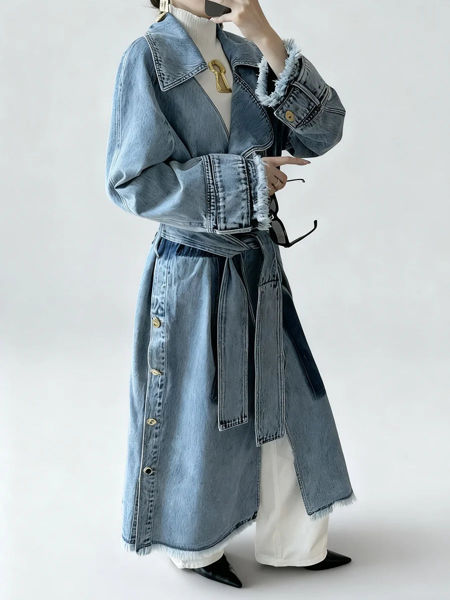 Lace Up Fashion Jean Coats