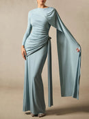 Slimming Spliced Folds Dresses