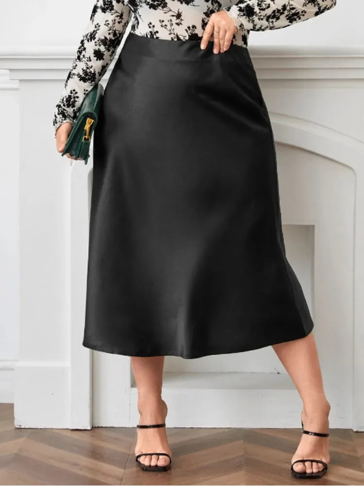A Line Plus Size Skirts