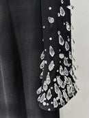 Solid Spliced Bead Dresses