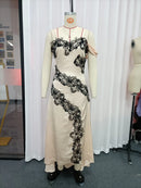 Spliced Lace Dresses