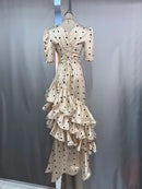 Hit Color Dot Dresses