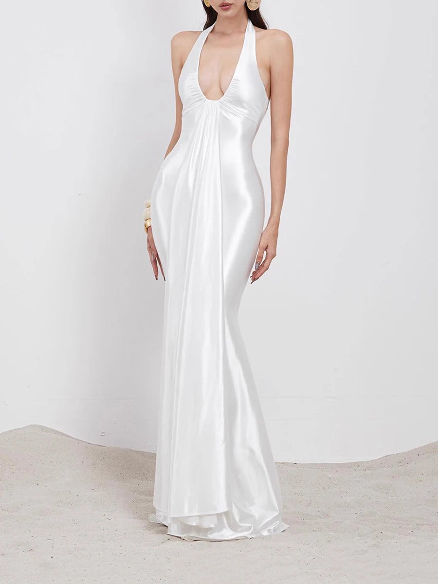 Sleeveless Backless Dress