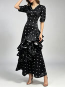 Hit Color Dot Dresses