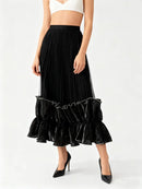 Ruffles Mesh Skirts