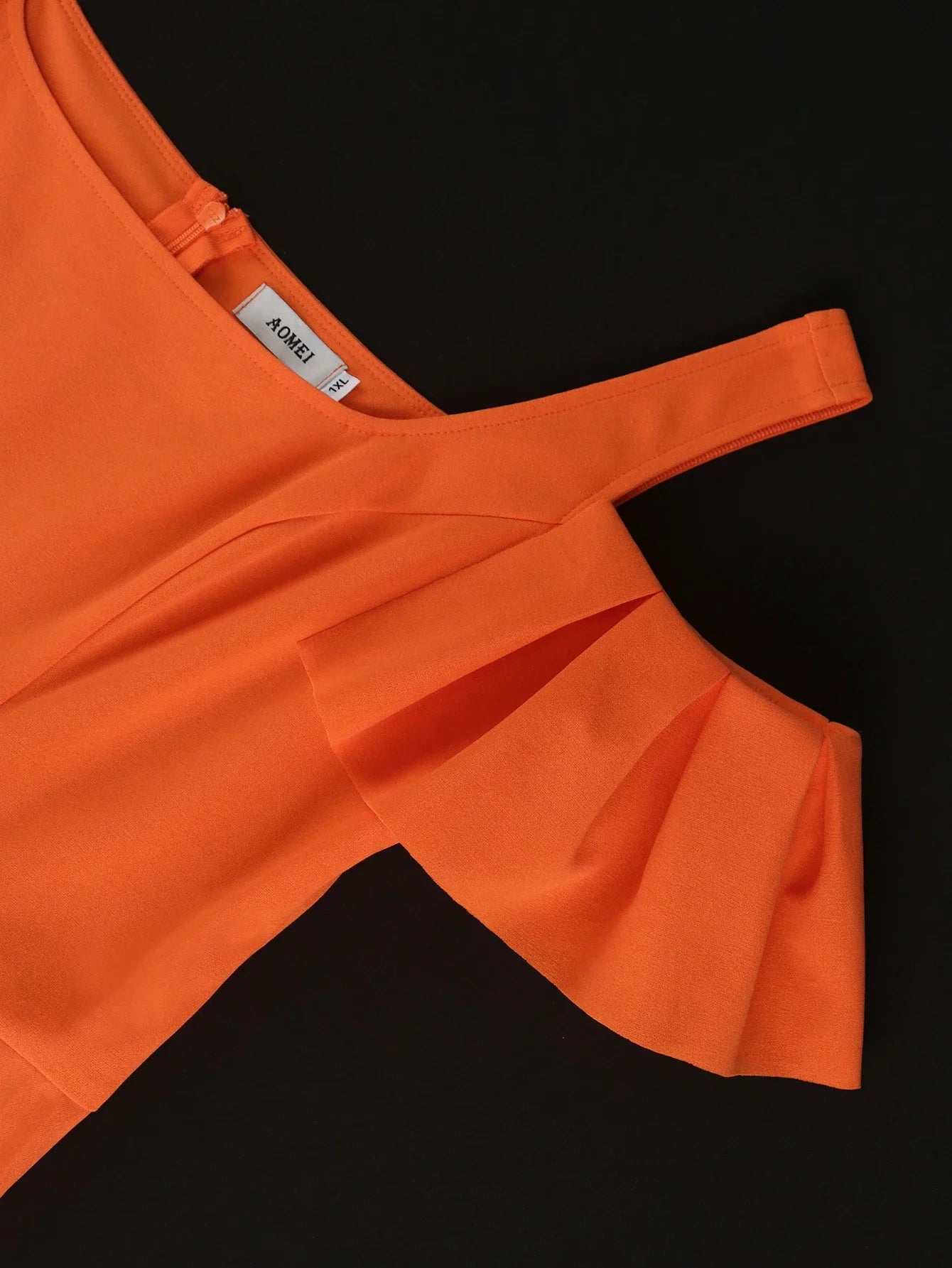 Plus Size Orange Dress