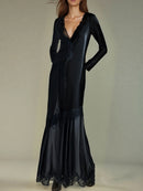 Spliced Lace Dresses