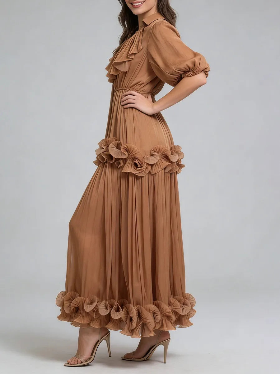 Spliced Folds Dresses