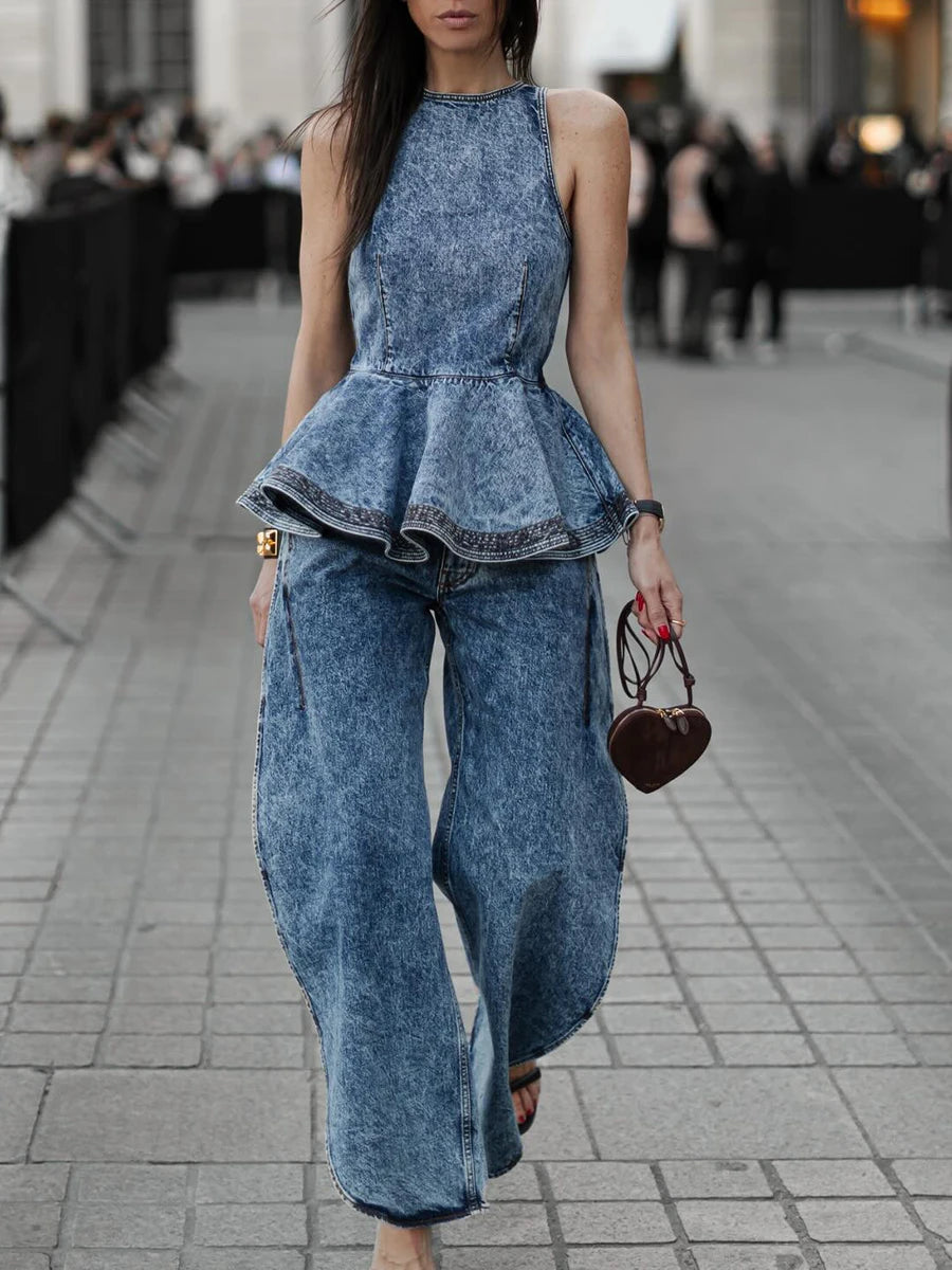 Denim Two Piece Sets