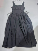 Solid Slimming Spliced Dress