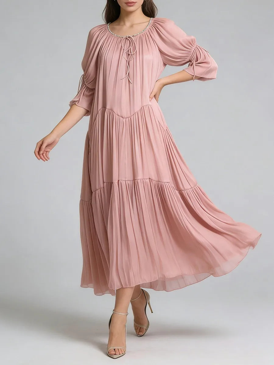 Lace Up Long Dresses