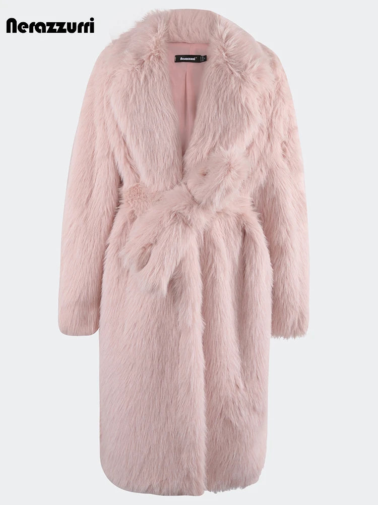 Pink Fluffy Coat