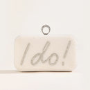 I Do Letter Evening Bag