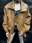 Zippers Leather Jackets