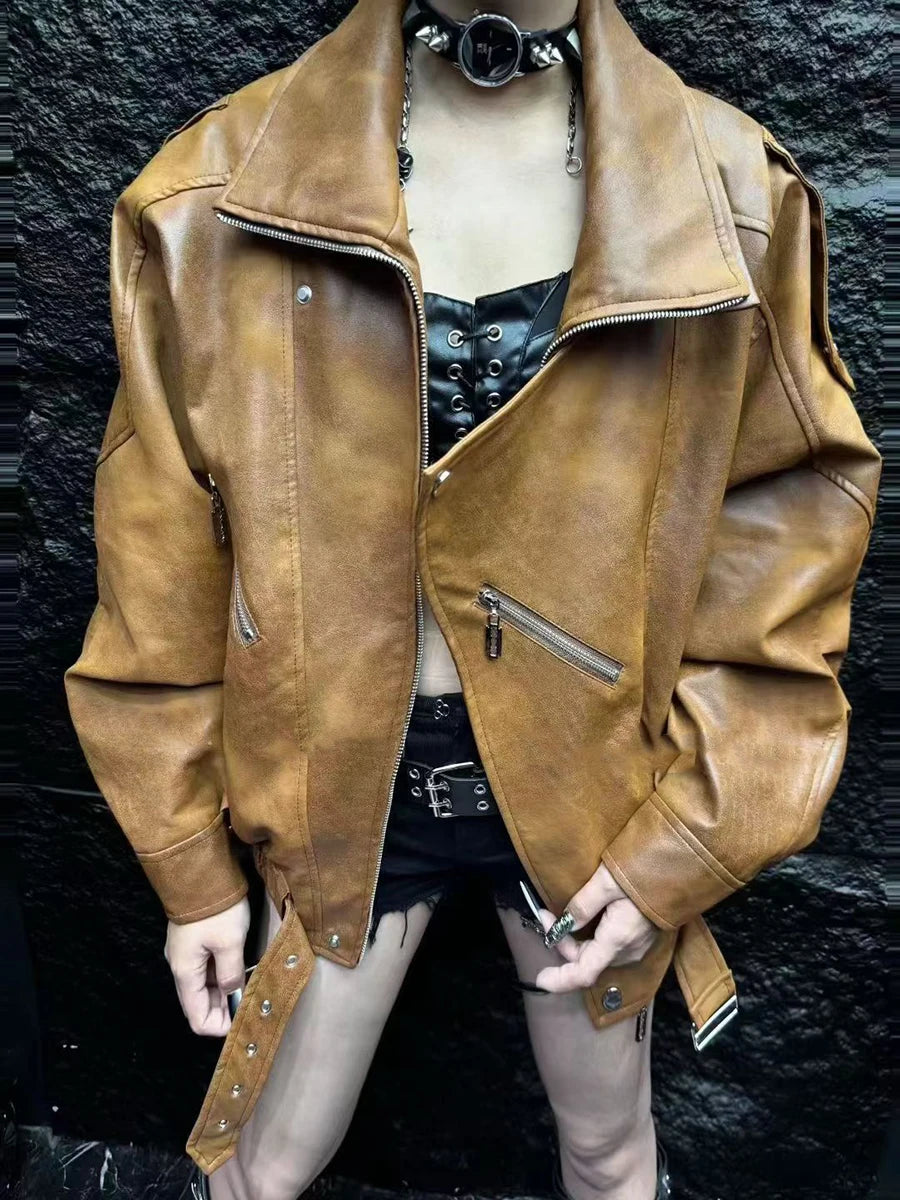Zippers Leather Jackets