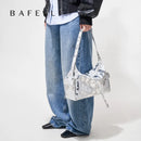 GENUINE LEATHER DESIGNER CROSSBODY HANDBAG