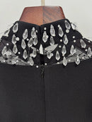 Solid Spliced Bead Dresses